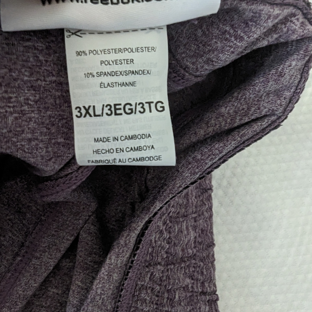 Reebok Size 3XL Womens Purple Cross Fit Running Shorts. - Picture 7 of 7